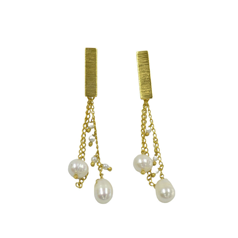 Aretes lluvia de Perlas