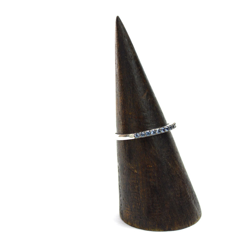 Argolla Lineal Azul Celeste