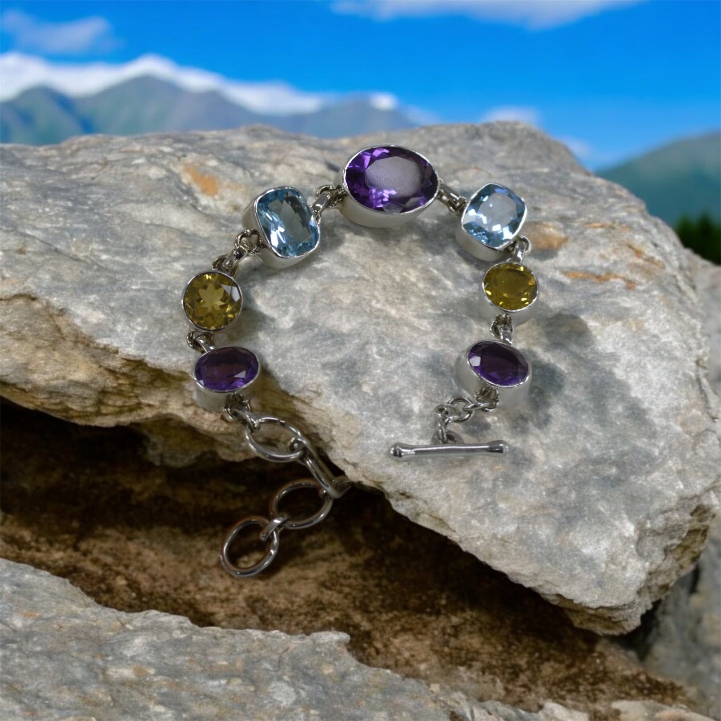 pulsera piedras semipreciosas