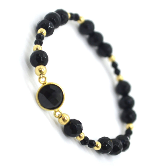 Pulsera Onix con bolas afetadas
