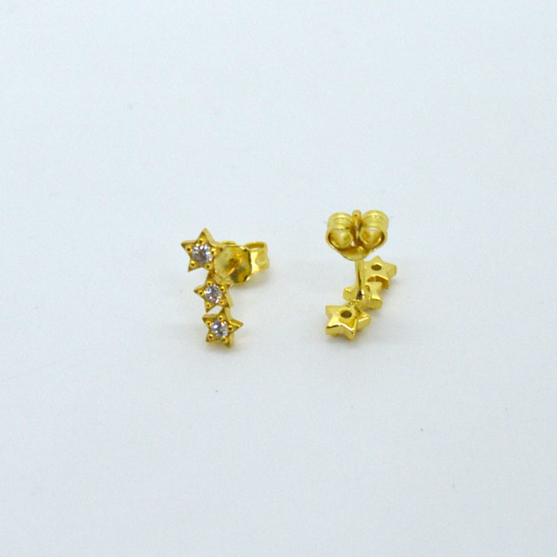 Topos Mini Estrellas en oro