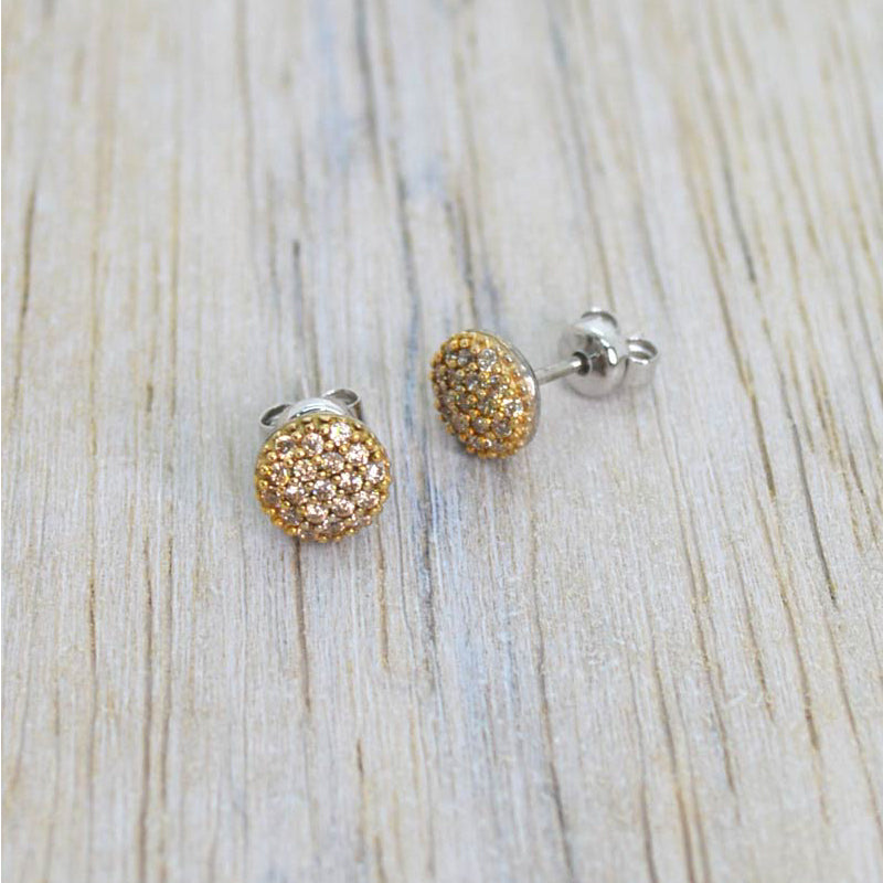 Topos Circulo con plata y oro